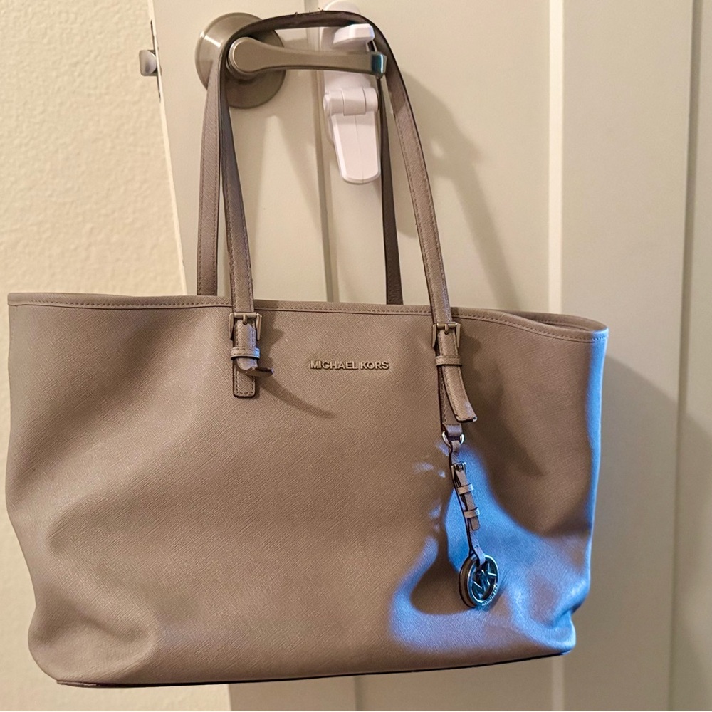 Michael Kors Beige Tote Bag